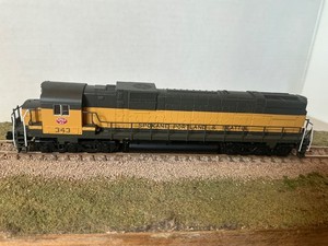N scale Atlas Lowell Smith Spokane Portland & Seattle C-636 343, DCC SOUND