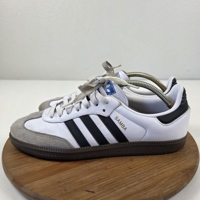 Adidas Samba OG Shoes Mens Size 11 White Leather Gum Indoor Sneakers B75806