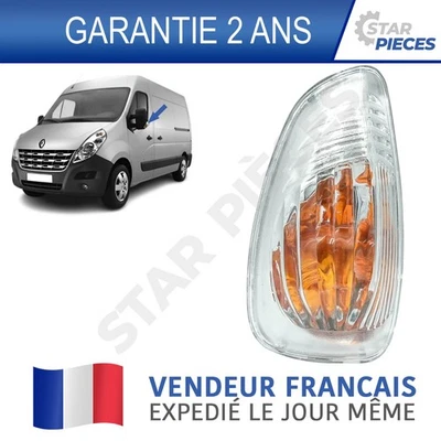 Clignotant rétroviseur répétiteur gauche RENAULT MASTER 3 2010-2018 261652475R - Photo 1/4