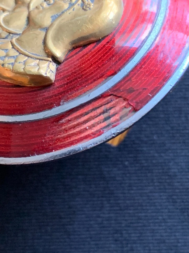 Emblema capucha graham-paige 1936-37 usado Foto 3 de 4