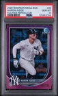 Aaron Judge  -  2025 Bowman Chrome Mega Box Fuchsia Refractors /299 PSA 10