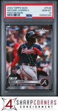 2022 TOPPS NOW POSTSEASON #PS36 MICHAEL HARRIS II RC PSA 10
