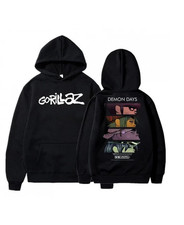 Gorillaz Graphic Hooded Sweatshirt - 2-Sided Character Print