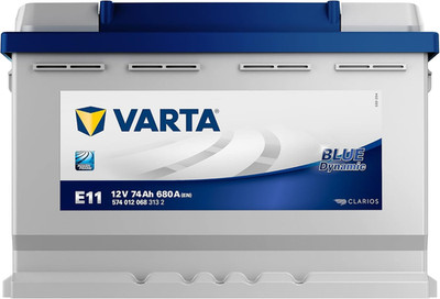 Varta Mercury Oxide, E11 Blue Dynamic Autobatterie, 574 012 068 3132, 74Ah, 680A