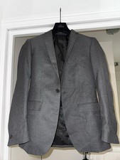 Moss London Skinny Fit Suit Grey Matching Jacket & Tailored Extra Slim Trousers