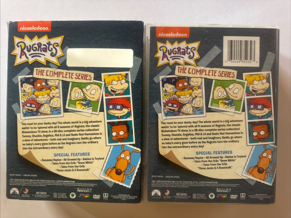 Rugrats - The Complete Series (DVD) Nickelodeon 26 Disc's All 9