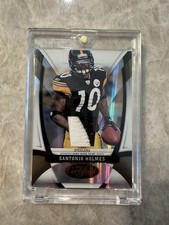 2009 Certified - Santonio Holmes #97 Mirror Gold Materials Prime /50 (MEM) Relic