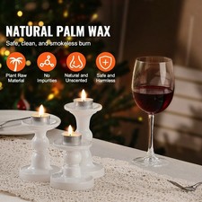 200 Pack Unscented Tea Lights Candles 6.5 Hours Long Burning Christmas