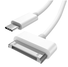 30-Pin to USB-C Adapter Cable for iPhone/iPad/iPod   3ft White