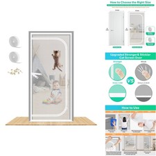 MYPIN Reinforced Cat Screen Door, 32X82 Heavy Duty Pets Proof Screen Door