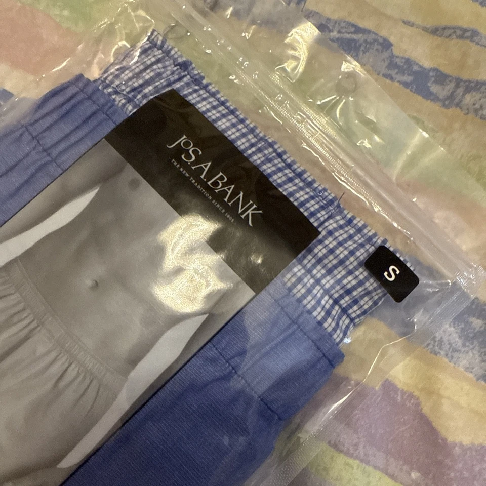 JosA Bank 2xL Hombre Boxers Dos Pares Algodón Boxer Corto Ropa Interior 1 Sólido/1 Cuadros Foto 3 de 4