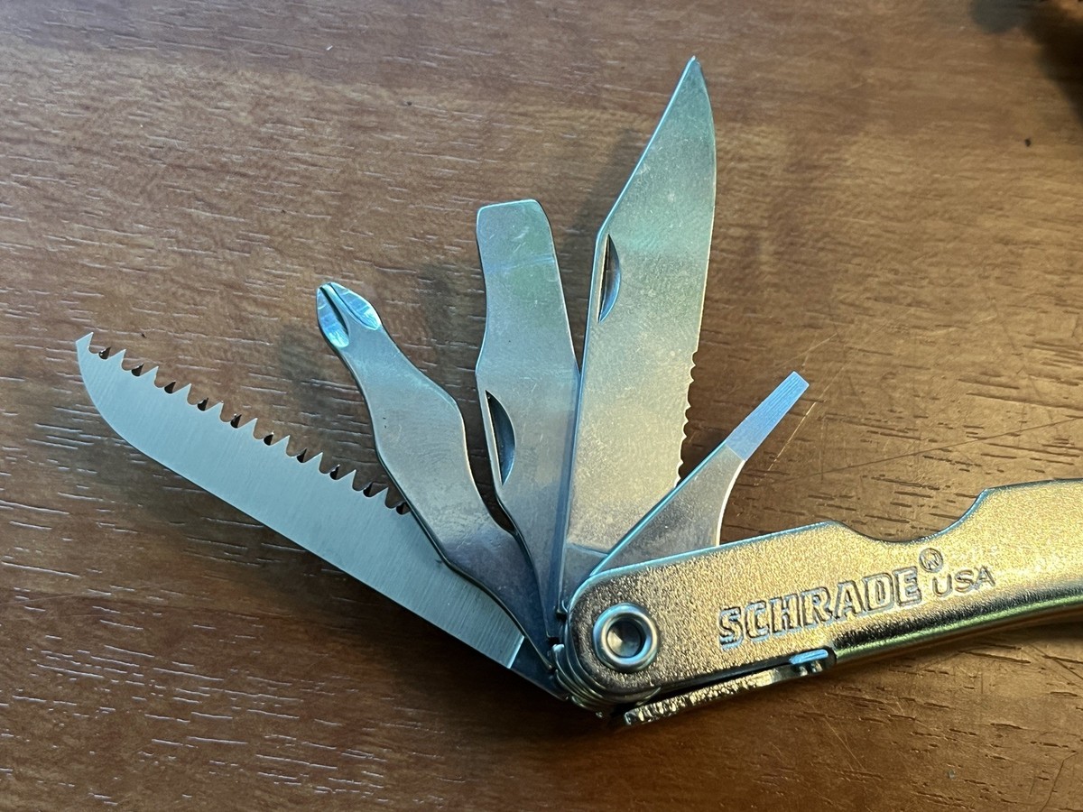 Vintage - New - Schrade Tough Vise Grip Multi Tool Pliers ST6