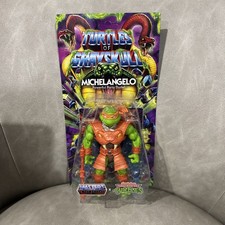 Masters of the Universe Origins Turtles of Grayskull MICHELANGELO FIGURE MINTY