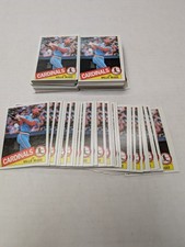 130 Card Lot  1985 Topps  Willie McGee #757 St. Louis Cardinals N. L. MVP