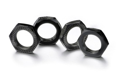 Absima Radmutter selbstsichernd 17mm schwarz (4 St.) 1/8 Modelle 2560006