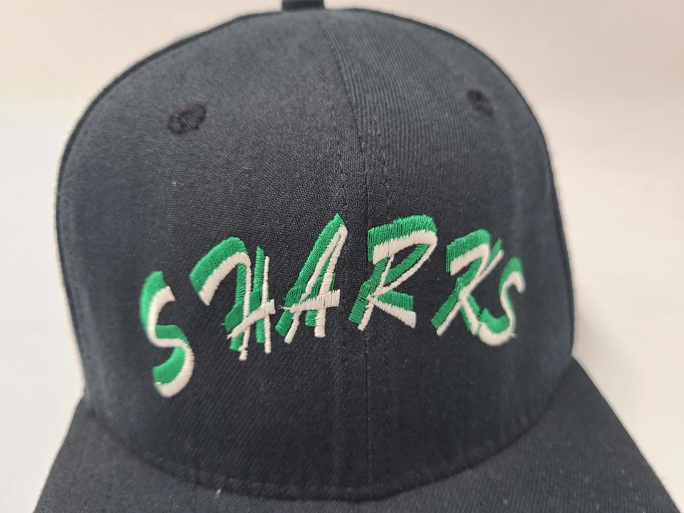 Vintage San Jose Sharks New Era Fitted 7 3/8 Hat Cap Wool Men NHL Hockey Blue - Image 4 of 4