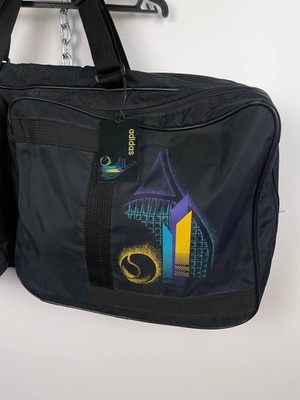 Adidas West Germany vintage 80's made in Korea black tennis bag | eBay