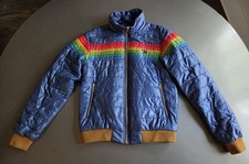 Aviator Nation Blue 6 Stripe Jacket Size XS Made In USA