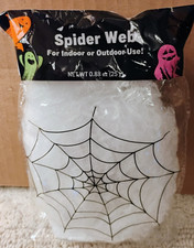 Spider Web Indoor Outdoor Holiday Party Decor Super Stretch Arts  Crafts New