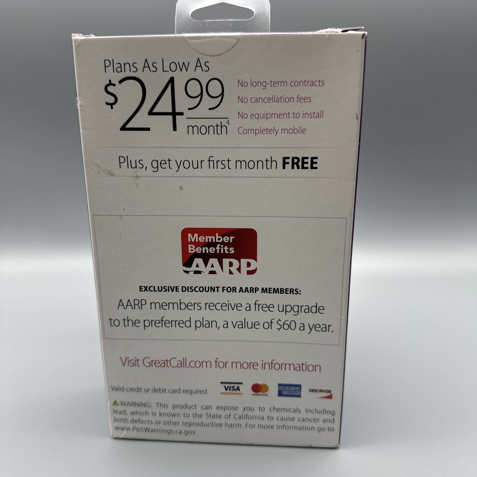 LIVELY  MOBILE GREATCALL MEDICAL ALERT DEVICE