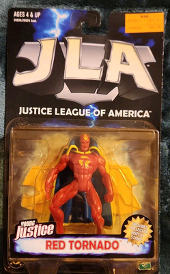 DC Justice League of America JLA Young Justice Red Tornado Card Damage NEW