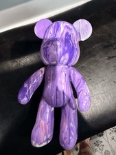 Handmade Fluid Art Bear Figurine, Home Decor or Gift, 13 in