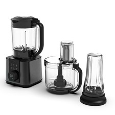 Klarstein Verosteel 1200W Küchenmaschine mit Mixer Multifunktional Edelstahl