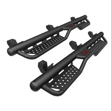 Non Slip 6 Inch Side Steps Carbon Steel Running Boards Easy Install Steps for 4