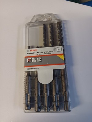 Bosch 5-teiliges PRO SDS Plus Stahlbeton-Hammerbohrer-Set, 2608833910