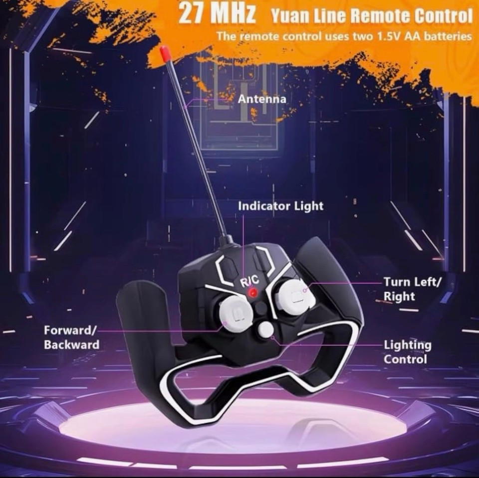 Remote Control Cybe Gift For Boys. Remote Control Cyber Truck Electric Toy With Charger ...