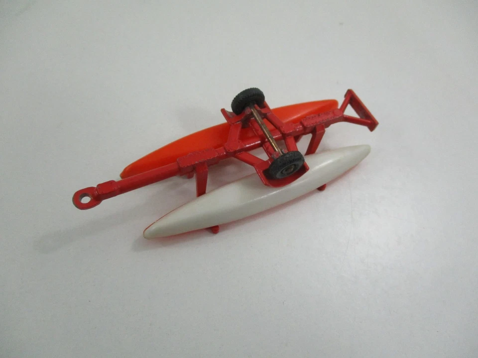 230- PEUGEOT 204 Cabriolet + Canoes MAJORETTE  1/60 - Photo 4/4