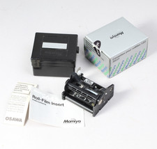 MAMIYA M645 120 FILM INSERT FOR ALL 645 MODELS W BOX  CASE CLEAN SHAPE