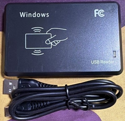 125khz USB RFID Reader EM4100 Desktop id Card Reader (8H)
