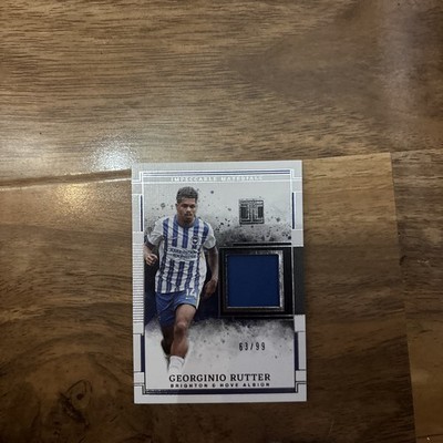 2024-25 Panini Impeccable Georginio Rutter Patch Brighton & Hove Albion 63/99
