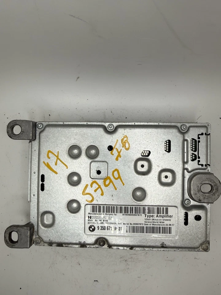 Amplificador de sonido radio audio BMW I8 I12 I15 9350671 2014-2020 OEM Foto 2 de 3