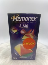 Memorex Video Cassette Tapes X3