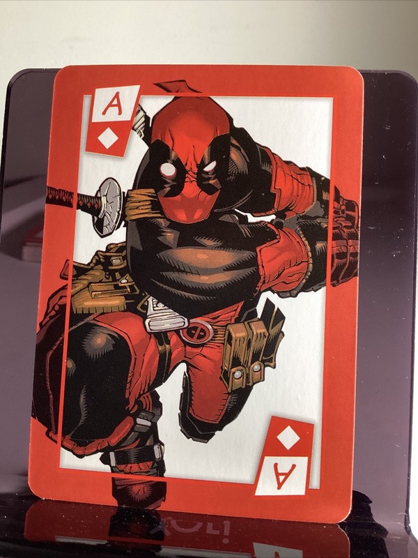 Marvel Deadpool playing card  by Aquarius Ace Of Diamonds