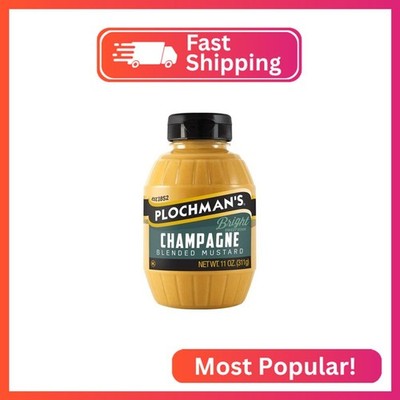 Plochman, Champagne Dijon Mustard, 11 oz, Blended Mustard
