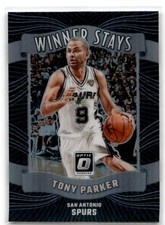 2023-24 Donruss Optic #15 Tony Parker Winner Stays Purple San Antonio Spurs