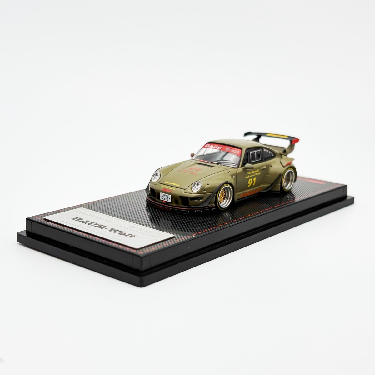 Ignition Model 1:64 Rauh-Welt Begriff RWB 993 – Matte Green | eBay