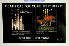 Death Cab For Cutie Directions Plans 2006 Trade Print Magazine Ad Poster ADVERT