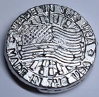 Hand Poured 4 oz .999 Fine Silver Round - Made in USA