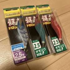 Yamashita Egi Dropper 2.5 3 piece Set Deep Blue Red Green Red YAMASHITA Ika Meta