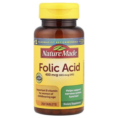 Nature Made Folic Acid, 250 ct  4-2027
