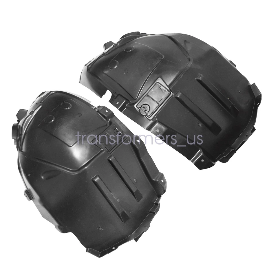 2x Black Front Inner Fender Liners For Mercedes-Benz E300 2017-2023 - Imagem 3 de 4