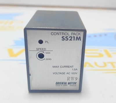 ORIENTAL MOTOR SS21M CONTROL PACK RW9 .MAX CURRENT 1.5A AC 100 V