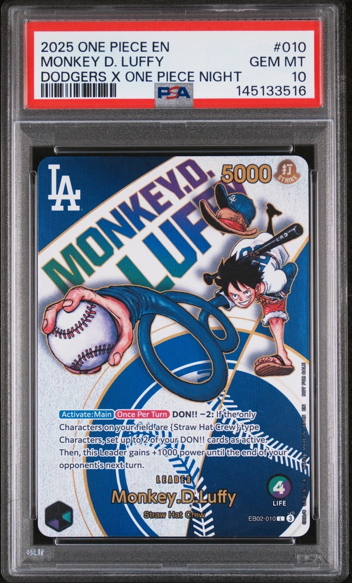 Monkey.D.Luffy EB02-010 One Piece Promotion Cards for sale | eBay
