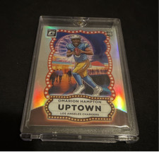 2025 Panini Donruss Optic - Uptown Omarion Hampton Rookie #16 Chargers NFL