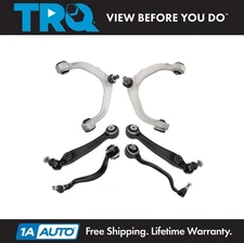 TRQ Front Control Arm with Ball Joint Set Upper & Lower Fits BMW