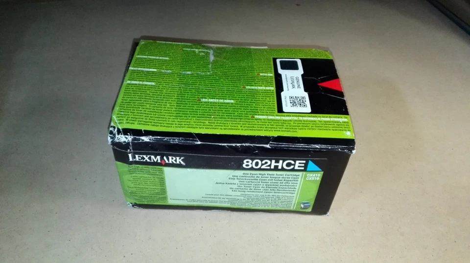 Lexmark 802HE Tonerkartusche 80C2HCE Cyan 3.000 Seiten für Lexmark CX410
